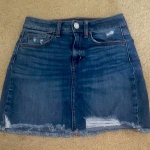 American eagle frayed mini skirt size 2